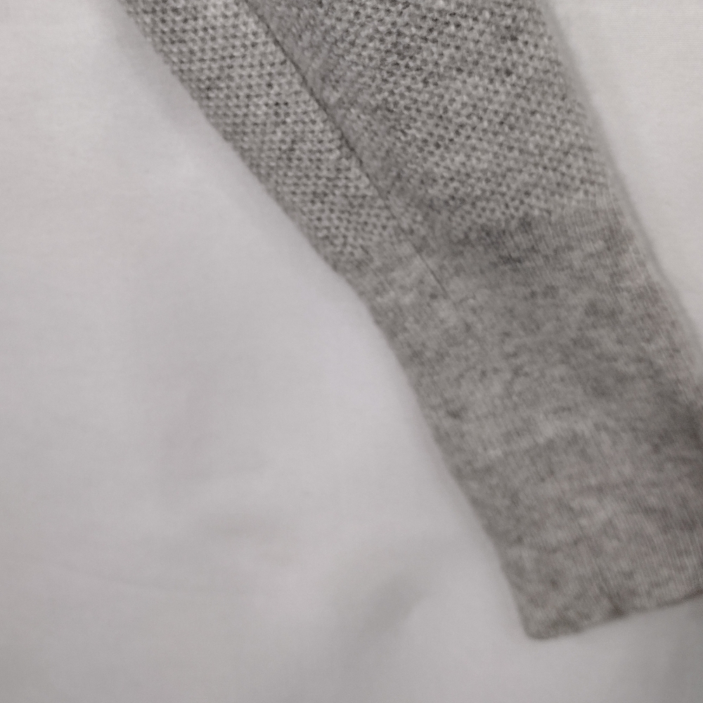 Banana Republic Filpucci Merino Wool Sweater Women's S Gray White Casual Retro - Picture 4 of 9